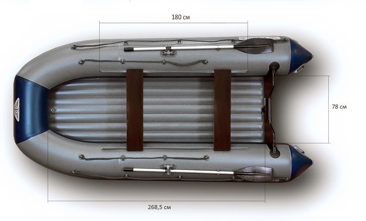 Купить Лодка ПВХ ФЛАГМАН 380L в Москве фото2
