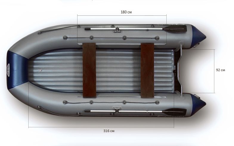 Купить Лодка ПВХ ФЛАГМАН 420 в Москве фото2