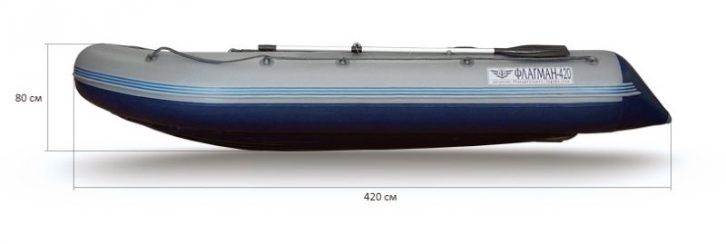 Купить Лодка ПВХ ФЛАГМАН 420 в Москве фото3