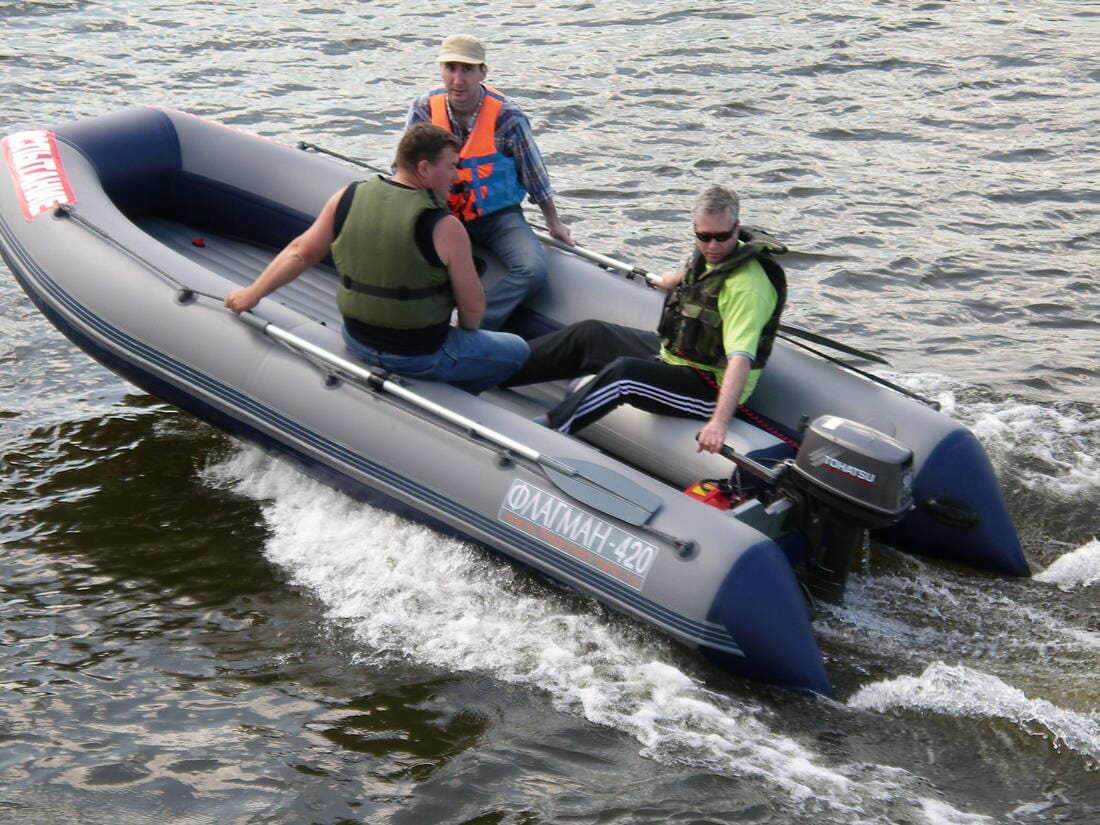 Купить Лодка ПВХ ФЛАГМАН 420 в Москве фото6