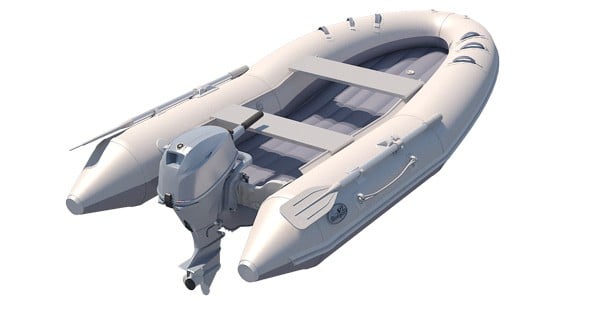 Купить Лодка ПВХ BADGER Air Line 390 2017 (НДНД) в Москве