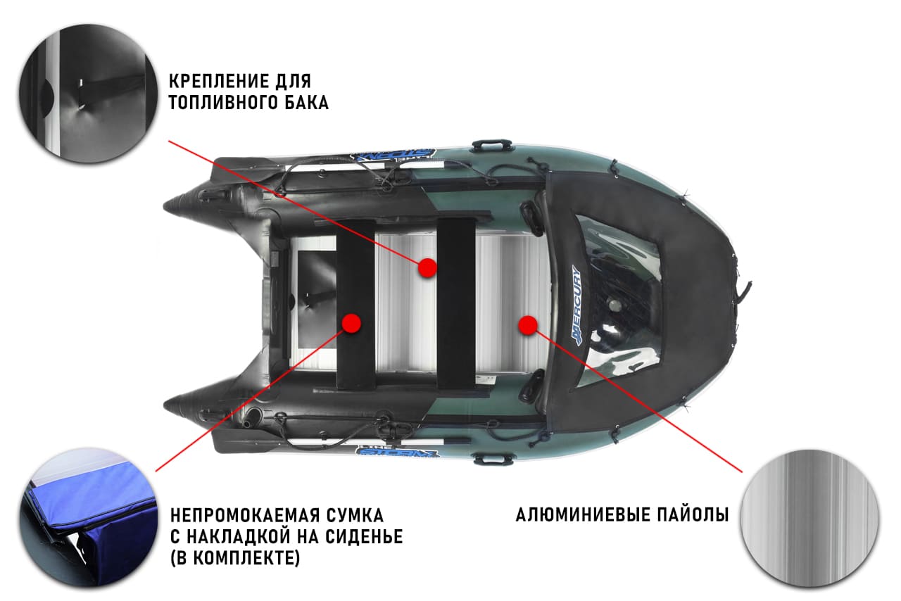 Купить Лодка ПВХ STORMLINE Adventure Extra 360 (2024) в Москве фото7