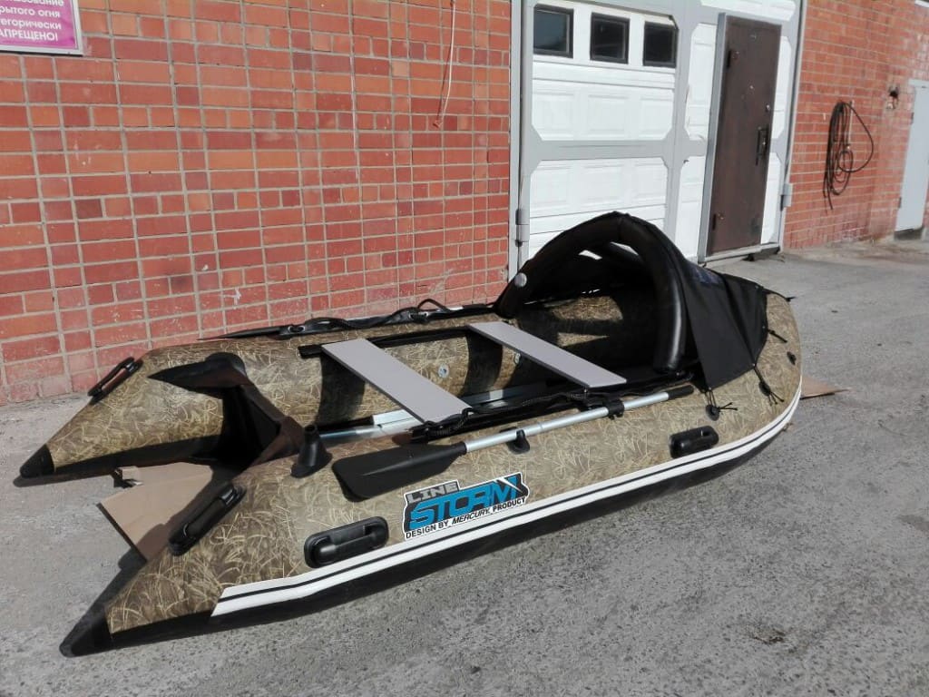 Купить Лодка ПВХ STORMLINE Adventure Extra 360 (камуфляж) (2024) в Москве фото2