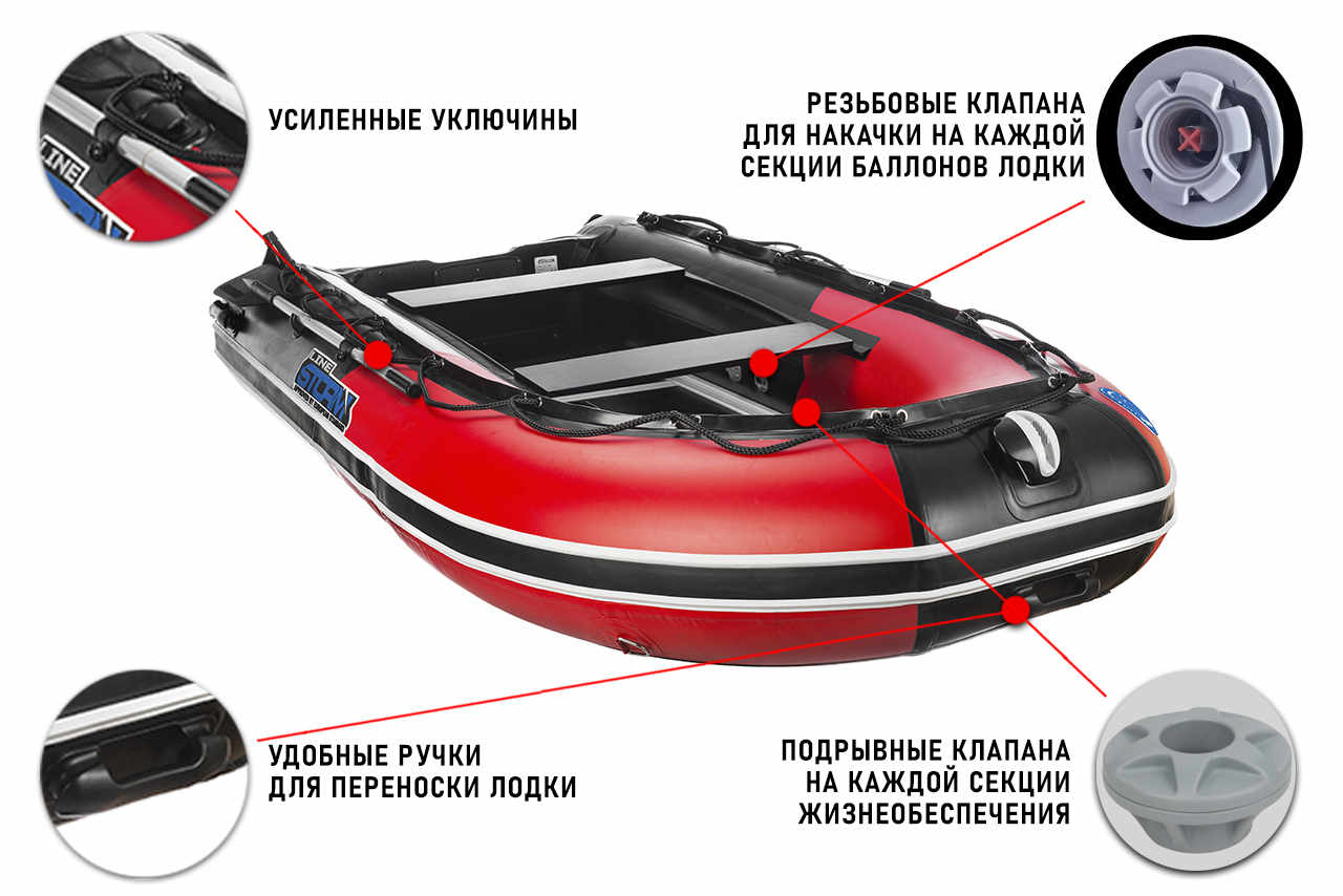 Купить Лодка ПВХ STORMLINE Adventure Standard 380 в Москве фото7
