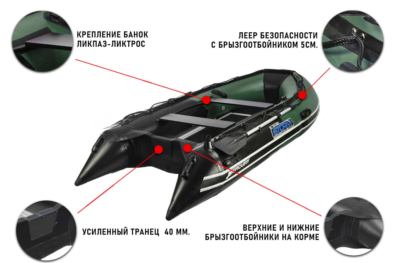 Купить Лодка ПВХ STORMLINE Adventure Standard 400 в Москве фото6