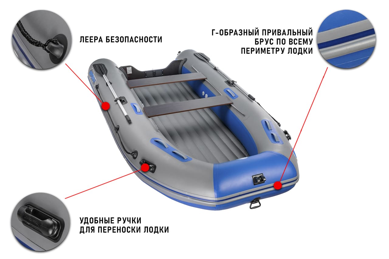 Купить Лодка ПВХ STORMLINE Air Classic 380 (2024) в Москве фото7
